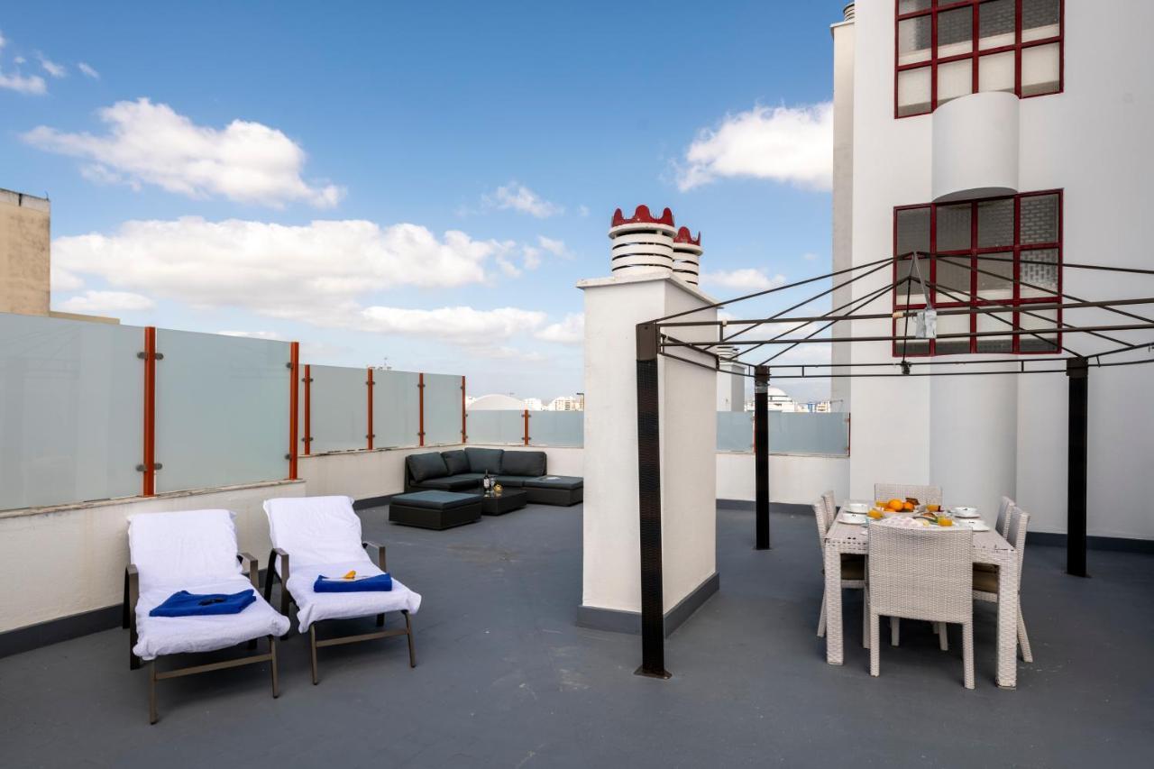 Appartement Luxueux 4 Pieces, Terrasse 120M2 Vue Mer Praia Da Rocha Portimão Exterior foto